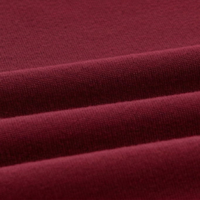 Maroon Polyester Lycra Mars Fabric 240 GSM – Premium Stretch Apparel Fabric