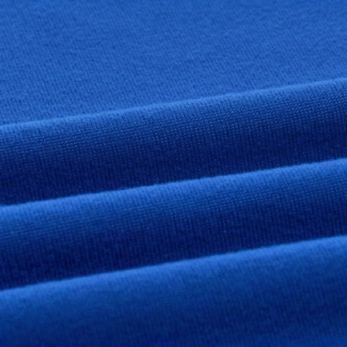 Safari Blue Polyester Lycra Mars Fabric 240 GSM – Premium Stretch Apparel Fabric