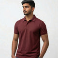 Maroon Poly Cotton Fabric 240 GSM – Premium Thick Durable Apparel Material