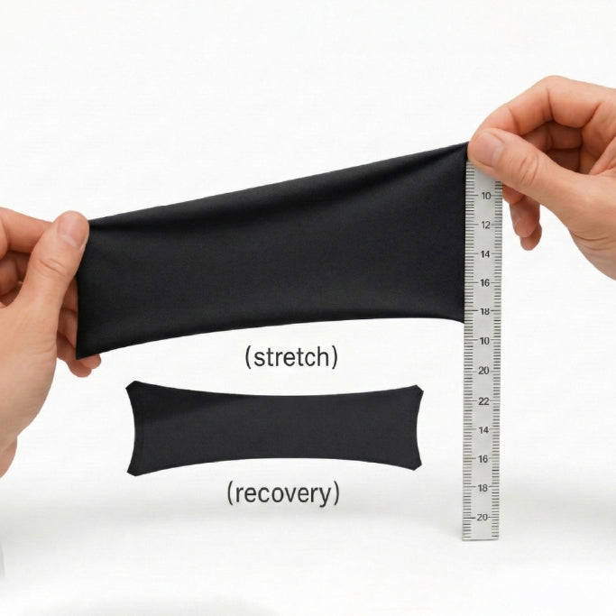 Black Polyester Lycra Mars Fabric 200 GSM – Premium Stretch Apparel Fabric