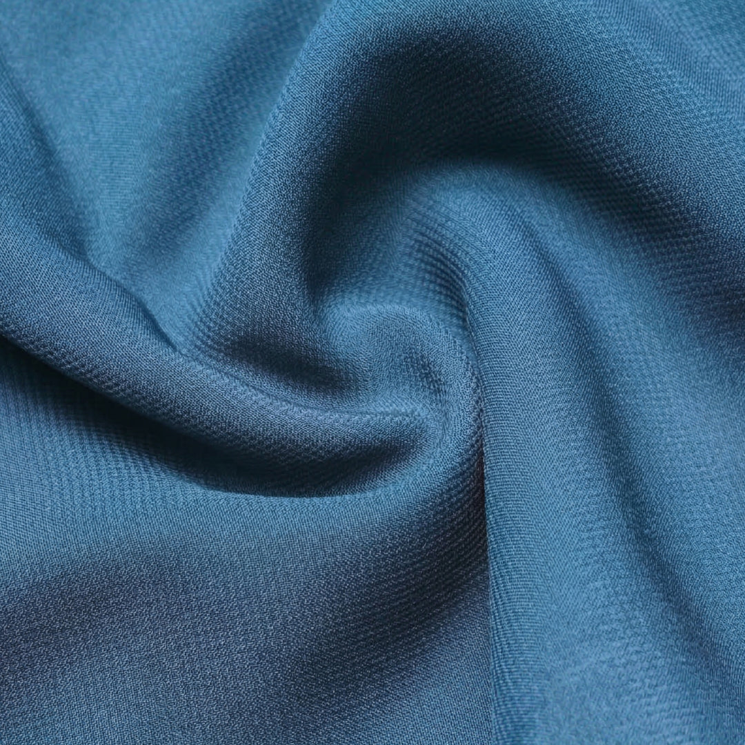 Poly Cotton 240 GSM Safari Blue Fabric – Heavy Quality T-Shirt & Uniform Material