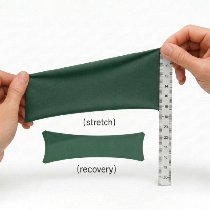 Forest Green Polyester Lycra Mars Fabric 240 GSM – Premium Stretch Apparel Fabric