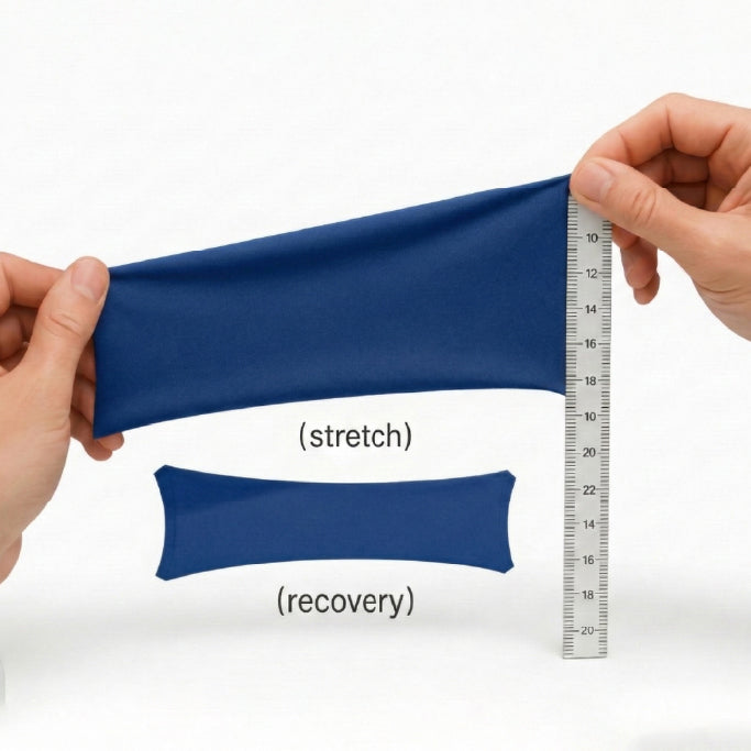 Safari Blue Polyester Lycra Mars Fabric 240 GSM – Premium Stretch Apparel Fabric