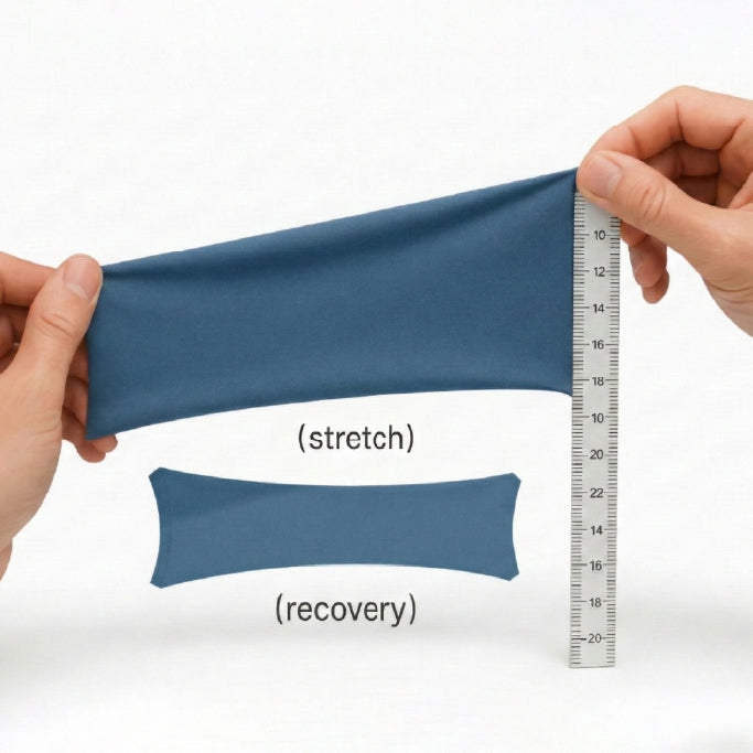 Polyester Lycra Mars 200 GSM Royal Blue Fabric – Stretch T-Shirt & Sportswear Material