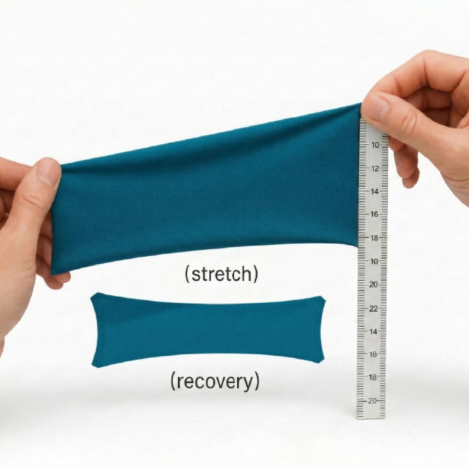 Teal Blue Polyester Lycra Mars Fabric 240 GSM – Premium Stretch Apparel Fabric