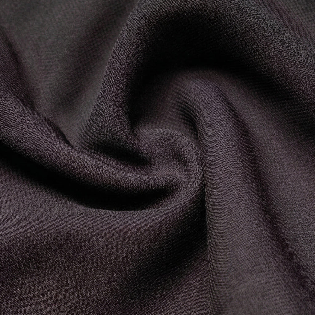 Black Poly Cotton Fabric 240 GSM – Premium Thick Durable Apparel Material