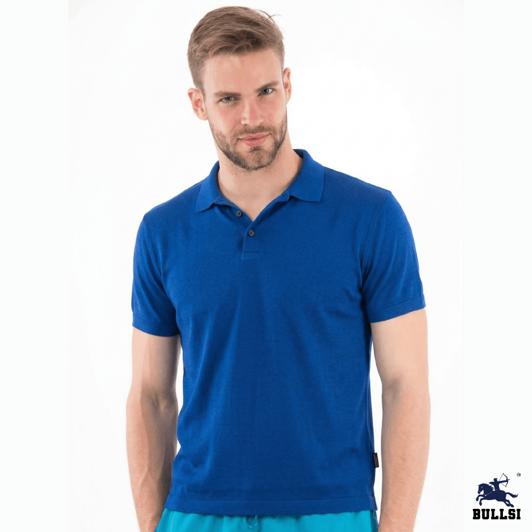 Bullsi Bamboo Cotton 200 GSM Royal Blue T-Shirt – Premium Soft & Breathable Fabric