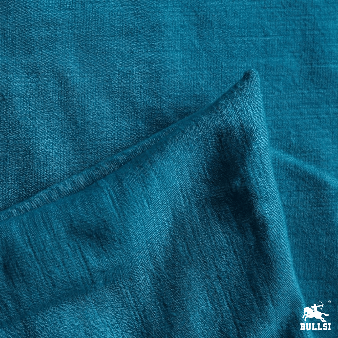 Bullsi Bamboo Cotton 200 GSM Safari Blue T-Shirt – Premium Soft & Breathable Fabric